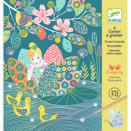 Art & Craft si Artizanat - Joc creativ de razuit, Iazul pastel, varsta 6 - 9, 9+ ani, Baiat, Fata
