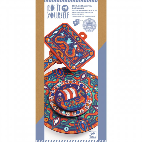 Joc creativ DIY Ca un viking, Djeco, varsta 6 - 9 ani, Baiat [2]