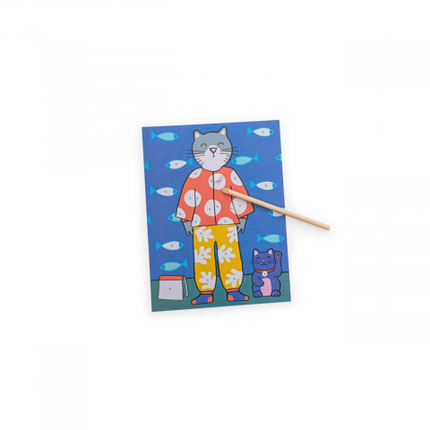 Joc creativ Planse fantastice cu animale haioase, Moulin Roty, varsta 3 - 6, 6 - 9 ani, Baiat, Fata [1]