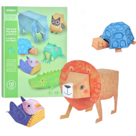 Joc Origami ⭐ cu animale pentru copii.