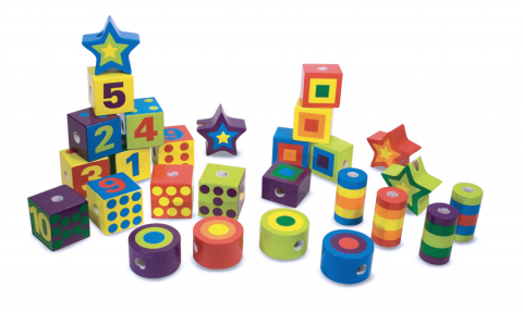 Art & Craft si Artizanat - Joc cu activitati Insira Margelele Melissa and Doug