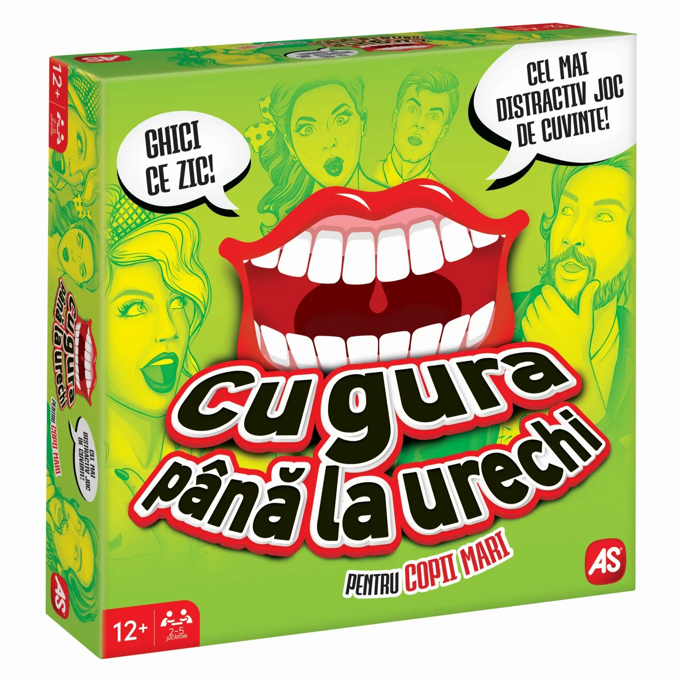 Joc cu gura pana la urechi pentru copii mari, varsta de la 12 ani la +15 ani [7]