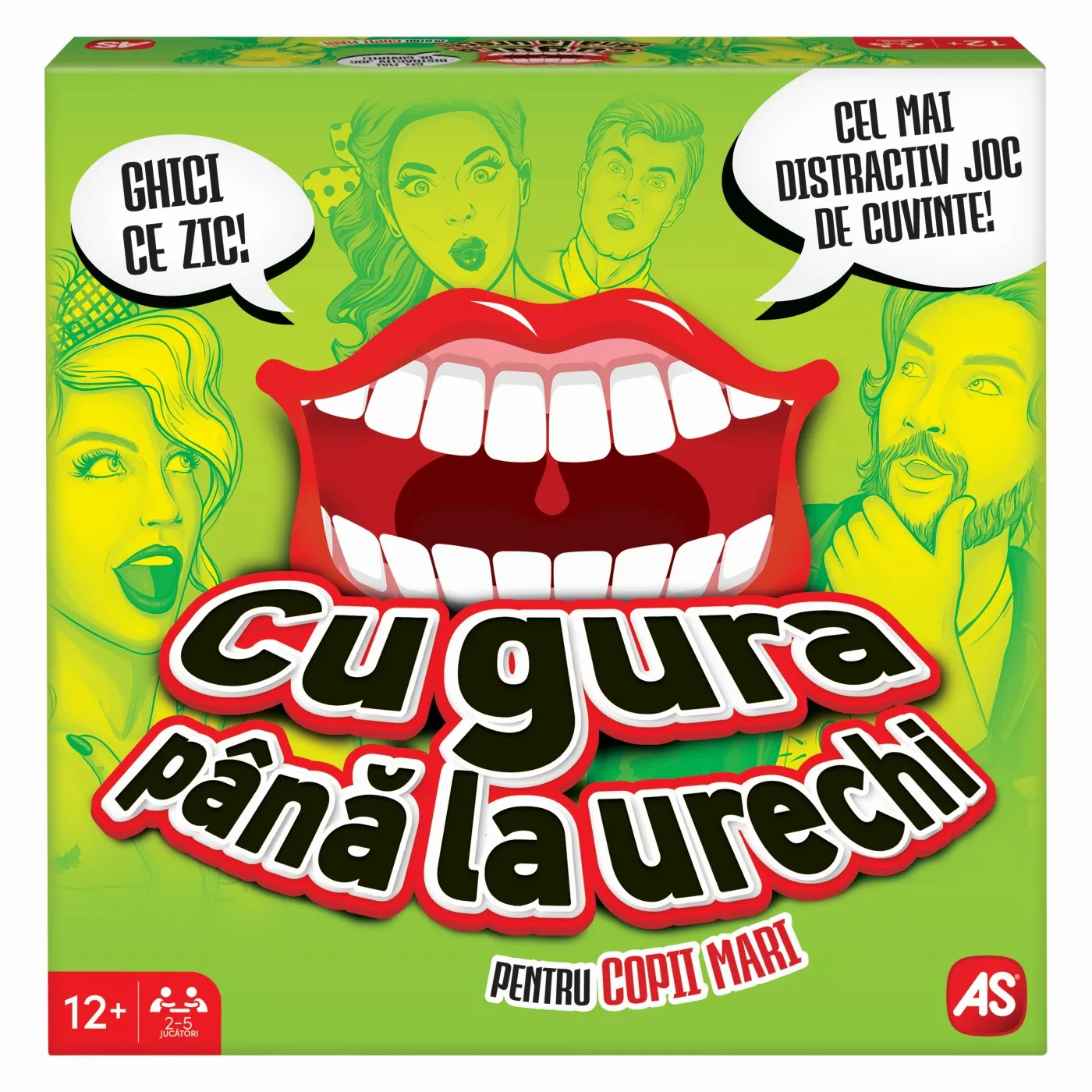 Jucării și Jocuri pentru copii - Joc cu gura pana la urechi pentru copii mari, varsta de la 12 ani la +15 ani