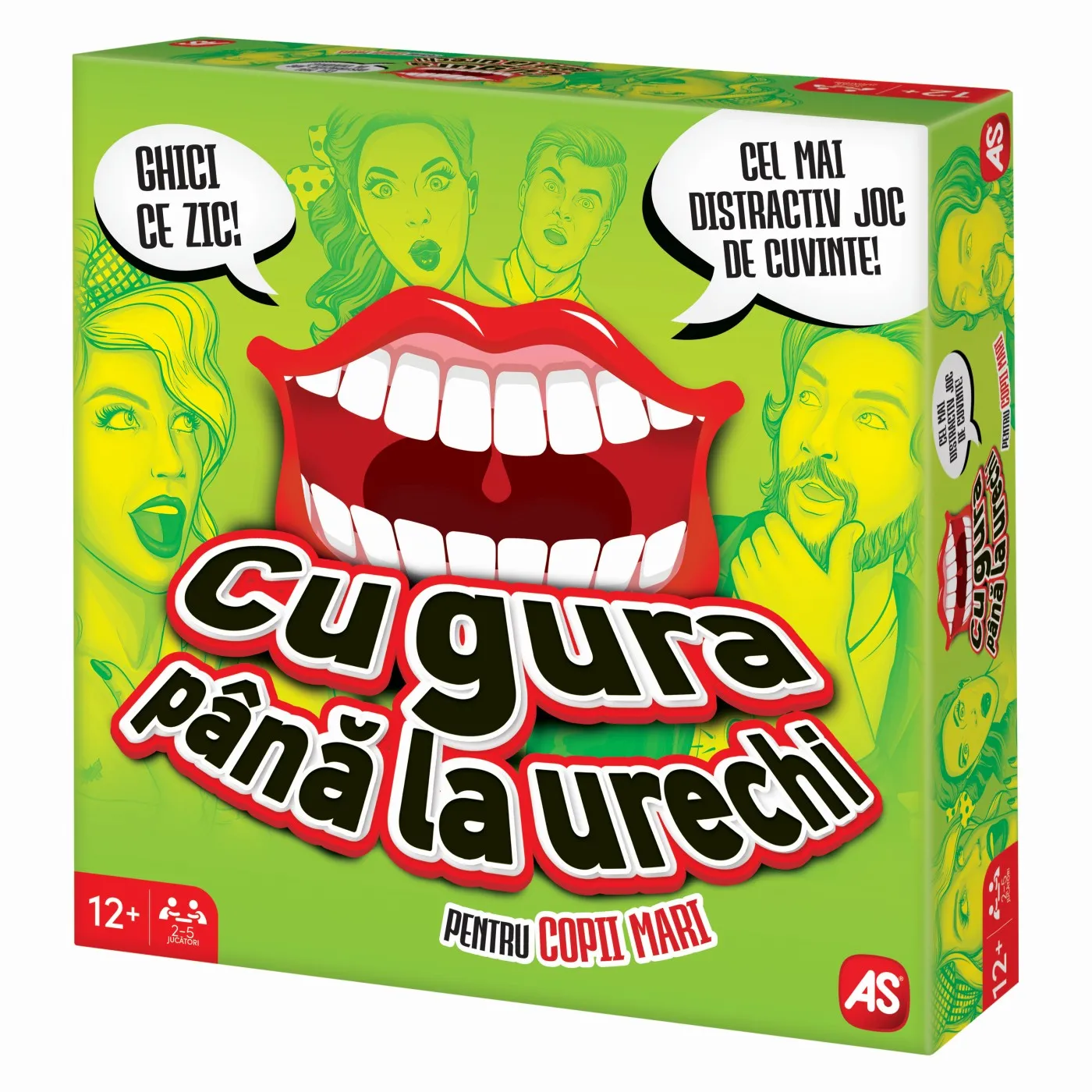 Joc cu gura pana la urechi pentru copii mari, varsta de la 12 ani la +15 ani [6]
