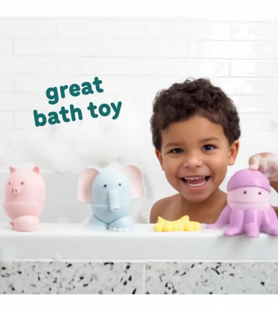Joc cu magneti Mix&Match Magimals, Pinguin si caracatita, varsta 1 - 3 ani, Baiat, Fata [1]