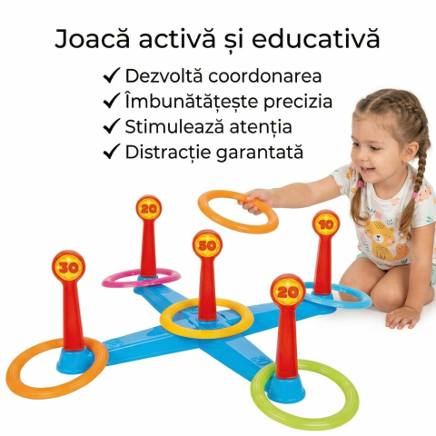 Joc aruncat la tinta cu inele copii 3+ ani [1]