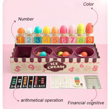 Jocuri matematice si educative - Inghetata Colorata. [4]