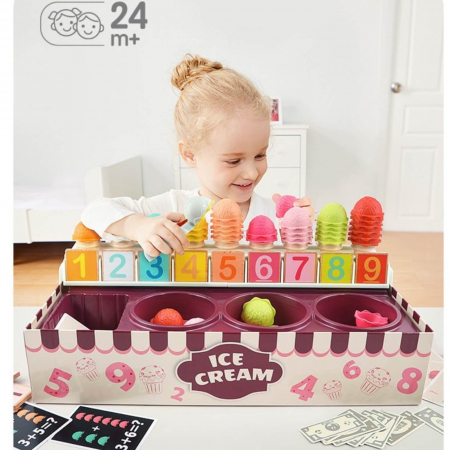 Jocuri matematice si educative - Inghetata Colorata. [3]