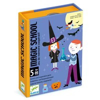 Cărți Educative, Activități - Scoala de magie, Joc de carti, memorie si cooperare, Magic School, Djeco, varsta 3 - 6, 6 - 9 ani, Baiat, Fata