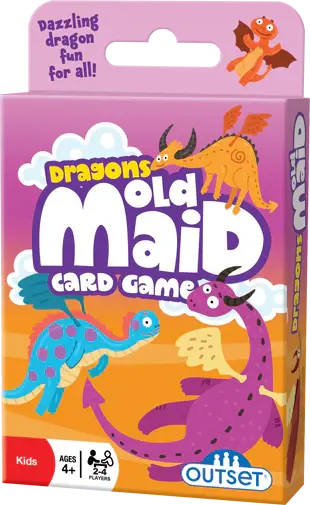 Jucării și Jocuri pentru copii - Joc de carti Old Maid - Dragoni veseli