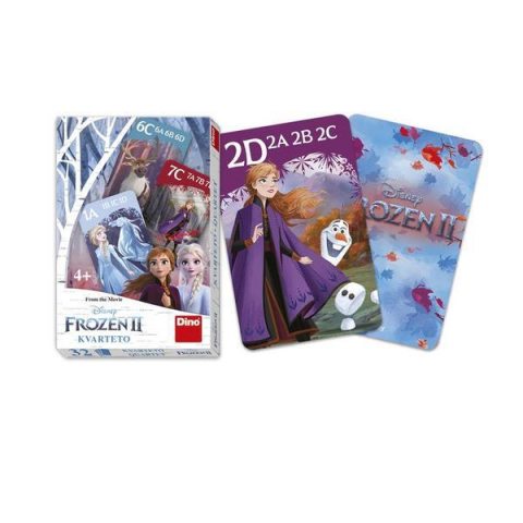 Cărți Educative, Activități - Joc de carti Quartet - Frozen II