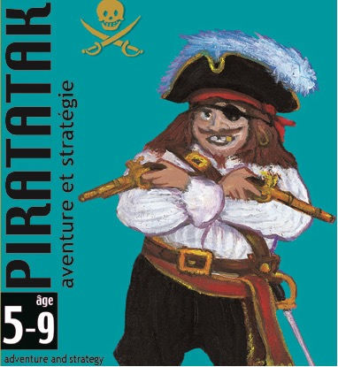 Cărți Educative, Activități - Joc de carti tactic si de strategie, Piratatak, varsta 3 - 6, 6 - 9 ani, Baiat