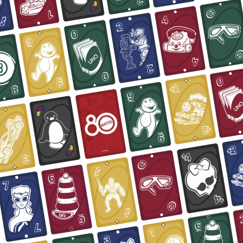 Joc de carti uno aniversar 80 de ani rosu rubin copii cu varsta peste 7 ani [3]