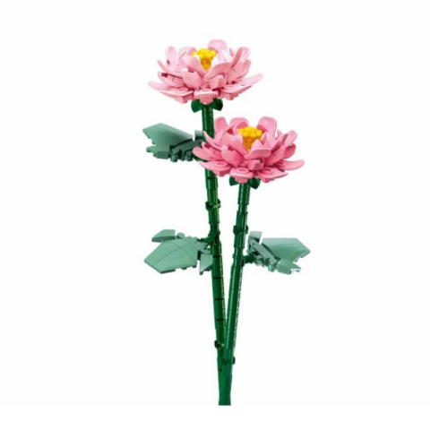Joc de constructie Bujori, pvc, Sluban M38-B1101-05, 224 piese, 9.2x9.2x21.8cm [3]