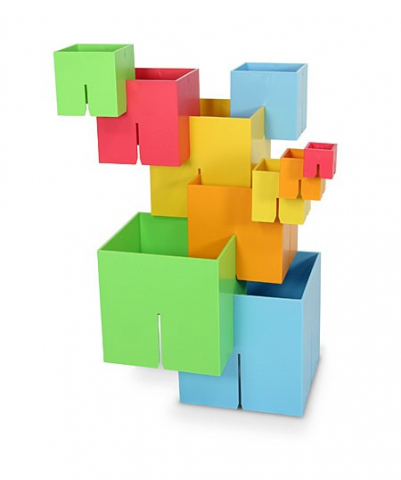 Jucării și Jocuri pentru copii - Joc de constructie Cuburi DADO Original - Fat Brain Toys