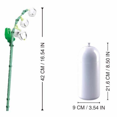 Joc de constructie Lacramioare, pvc, Sluban M38-B1101-09, 253piese, 9.2x9.2x21.8cm [1]