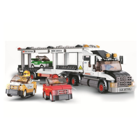 Jucării și Jocuri pentru copii - Joc de constructie Tir platforma, pvc, Sluban M38-B0339, 638 piese, 47.5x28.5x6.7cm