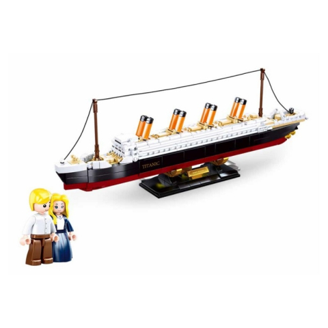 Joc de constructie Vapor Titanic, pvc, Sluban M38-B0835, 481 piese, 4.5x33x6.7cm [3]