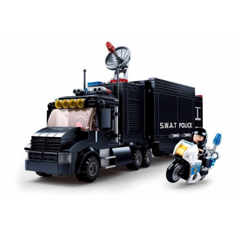 Joc de constructie Vehicul S.W.A.T, pvc, Sluban M38-B0659, 540 piese, 47.5x33x6.7cm [2]