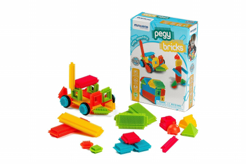 Jucării și Jocuri pentru copii - Joc de constructii Pegy Bricks 36 Miniland