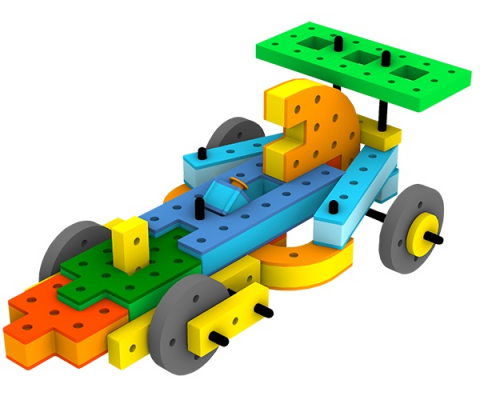 Joc de construit cu blocuri Adventure, Bakoba pentru Baiat, Fata varsta 3 - 6, 6 - 9 [2]