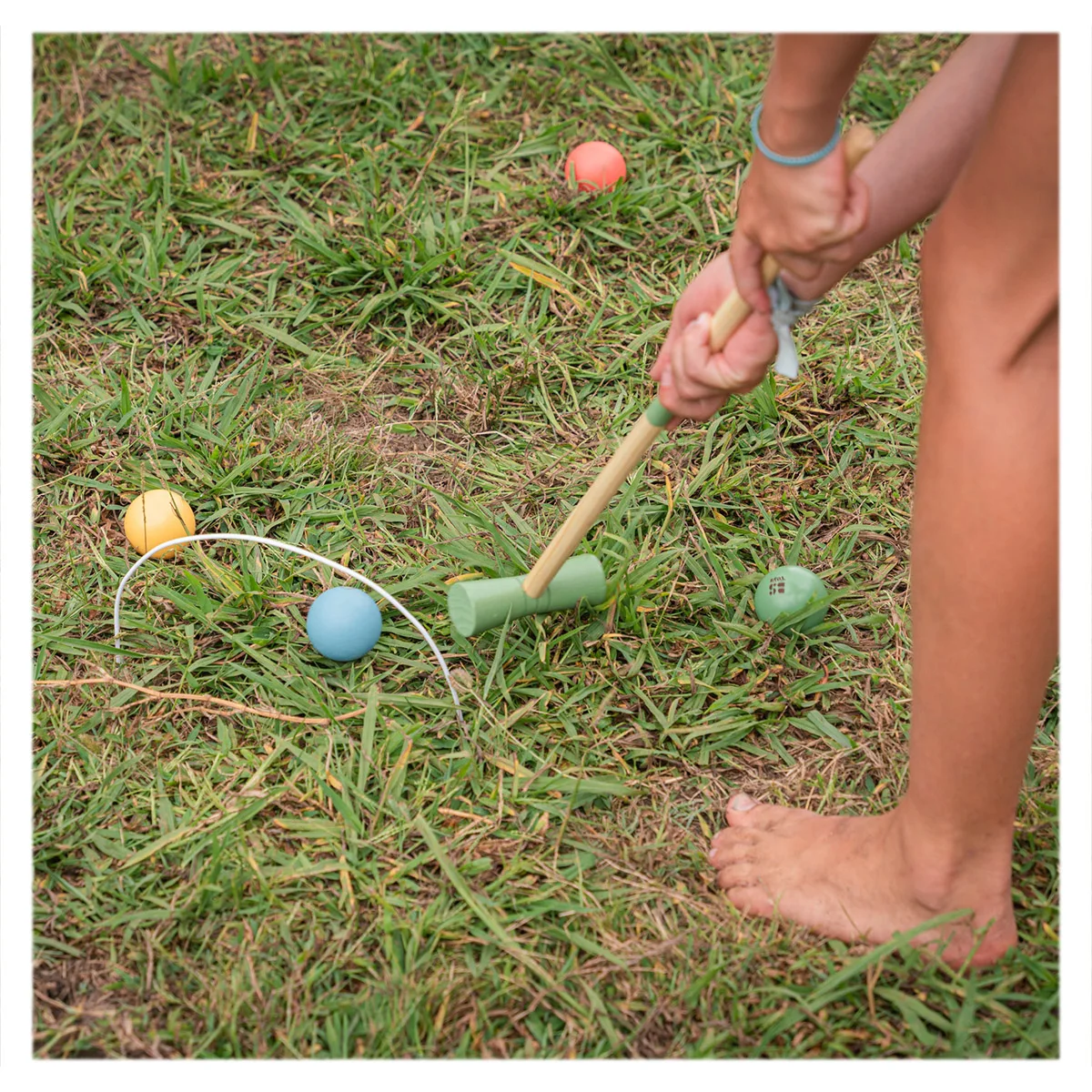 Joc de Croquet din lemn, varsta 6+ ani [2]