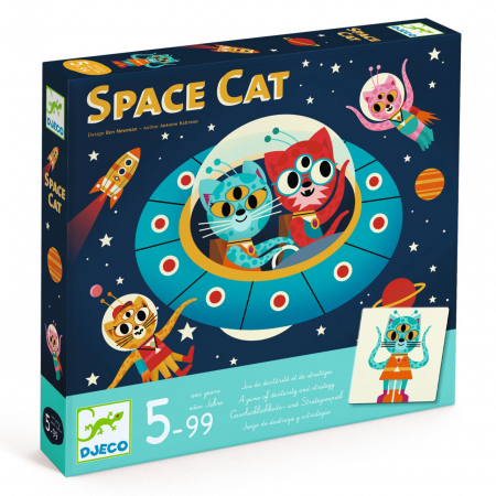 Jucării și Jocuri pentru copii - Joc de indemanare si strategie, SpaceCat-vehicul spatial, Djeco