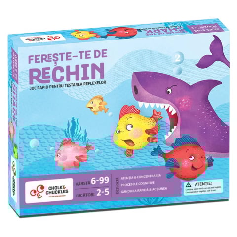Jucării și Jocuri pentru copii - Joc de indemanare- Fereste-te de rechin!