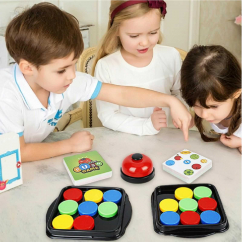 Logic Game – Joc de Gandire Logica, 2 Jucatori, Clopotel, 40 Cartonase, 4 Ani+ [6]
