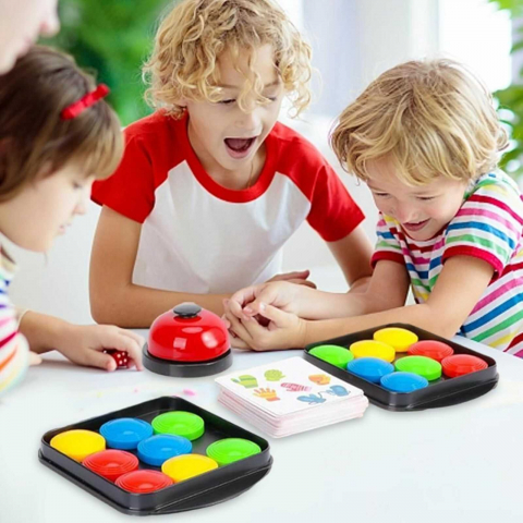 Logic Game – Joc de Gandire Logica, 2 Jucatori, Clopotel, 40 Cartonase, 4 Ani+ [2]