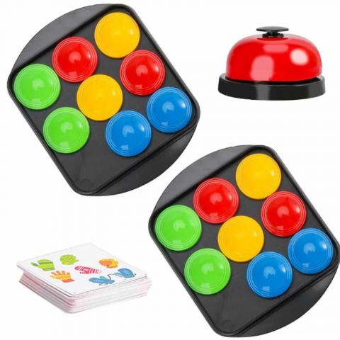 Logic Game – Joc de Gandire Logica, 2 Jucatori, Clopotel, 40 Cartonase, 4 Ani+ [3]
