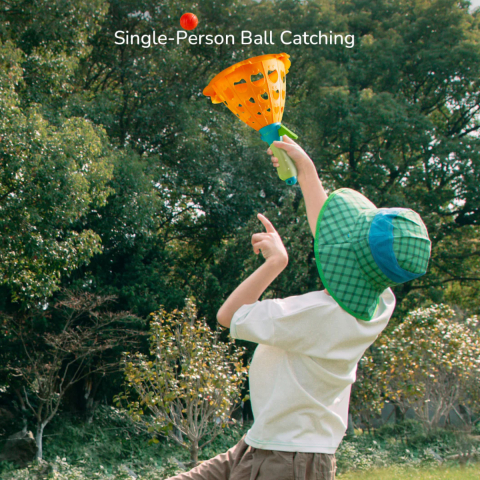 Joc de Lansat si Prins Mingea Pop and Catch – Set Sportiv cu 2 Rachete si 6 Mingi pentru Copii [2]