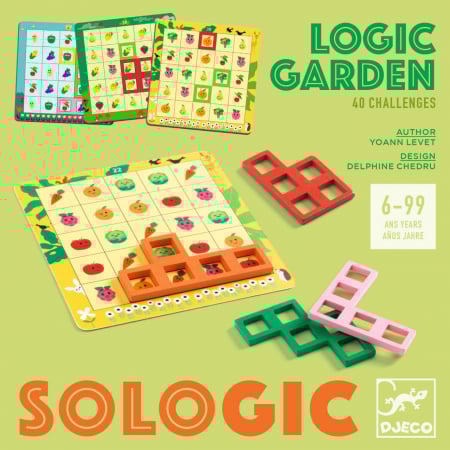 Joc de logica, editie de buzunar, pentru copii peste 6 ani, Logic Garden, Djeco [1]