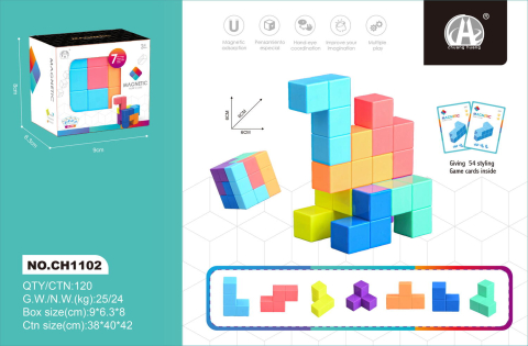 Joc de logica magnetic - Cub Soma [2]