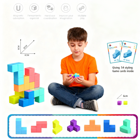 Joc de logica magnetic - Cub Soma [1]