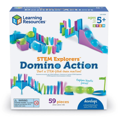 Jucării STEM, Știință şi Experimente - Joc de logica STEM - Domino