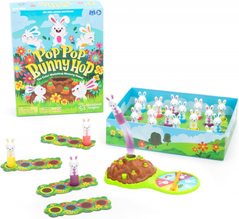 Jucării și Jocuri pentru copii - Joc de memorie - Pop Pop Bunny Hop