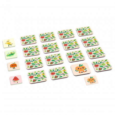 Veggy Memo, Joc educativ de memorie, Djeco [1]