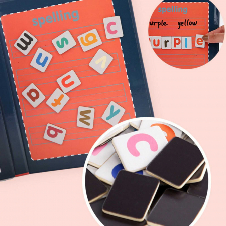 Carte Puzzle ⭐ cu Litere Magnetice, Joc de cuvinte. [2]