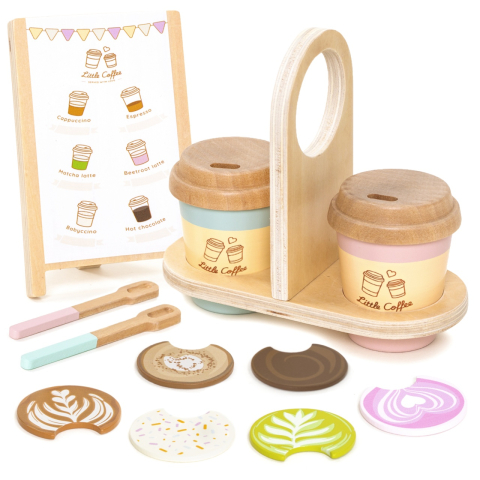 Jucării și Jocuri pentru copii - Joc de rol Coffee to go, UMU Toys Baiat, Fata, varsta 3 - 6 ani, 6 - 9 ani