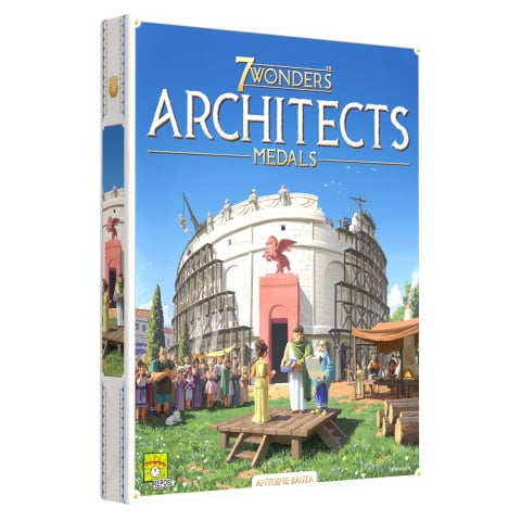 Jucării și Jocuri pentru copii - Joc de societate 7 Wonders Architects Medals, limba engleza varsta 8-12 ani ,12-14 ani ,14-18 ani ,18+, Unisex