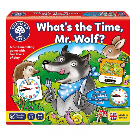Jucării și Jocuri pentru copii - Joc de societate Cat Este Ceasul Domnule Lup WHAT'S THE TIME MR WOLF