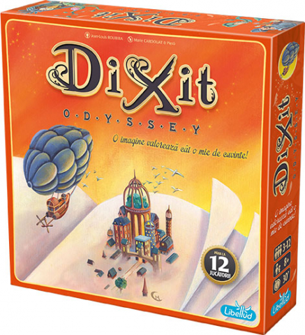 Jucării și Jocuri pentru copii - Joc de societate Dixit Odyssey, limba romana varsta 7-9 ani ,9-12 ani ,12-14 ani ,14-18 ani ,18+, Unisex