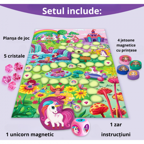 Joc de societate magnetic - Cursa printeselor [1]