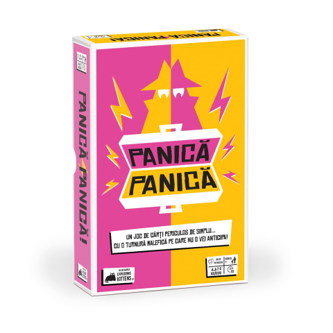 Jucării și Jocuri pentru copii - Joc de societate Panica-Panica! varsta 7-9 ani ,9-12 ani ,12-14 ani ,14-18 ani ,18+, Unisex