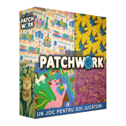 Jucării și Jocuri pentru copii - Joc de societate Patchwork revised edition, limba romana copii varsta 5 ani +