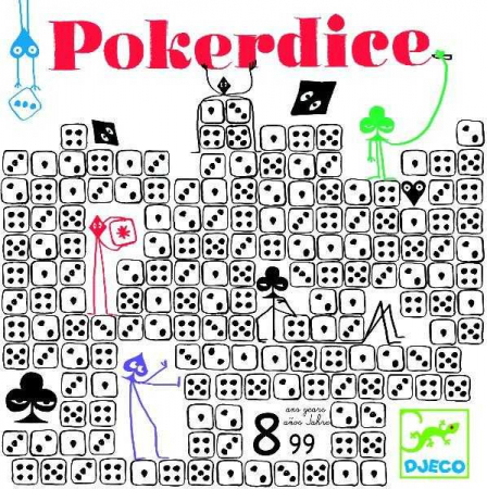 Jucării și Jocuri pentru copii - Joc de societate Pokerdice, Djeco