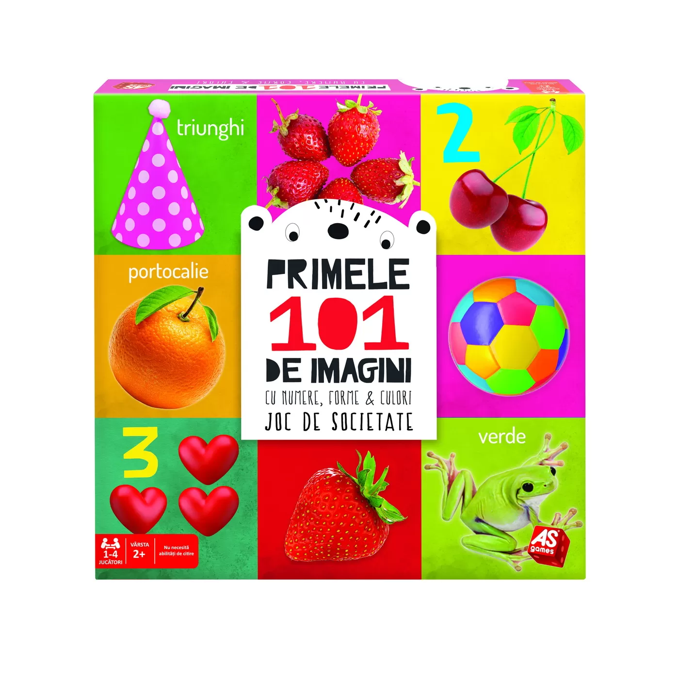 Primele 101 de imagini cu numere, forme si culori, Joc educativ de societate, 2 ani+, varsta de la 2 ani la 4 ani [4]