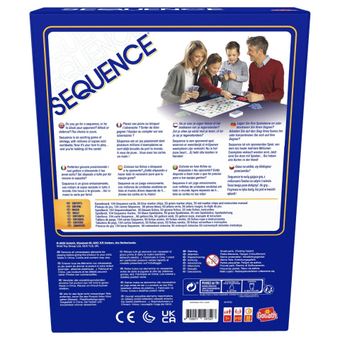 Joc de societate Sequence Classic varsta 7-9 ani ,9-12 ani ,12-14 ani ,14-18 ani ,18+, Unisex [3]