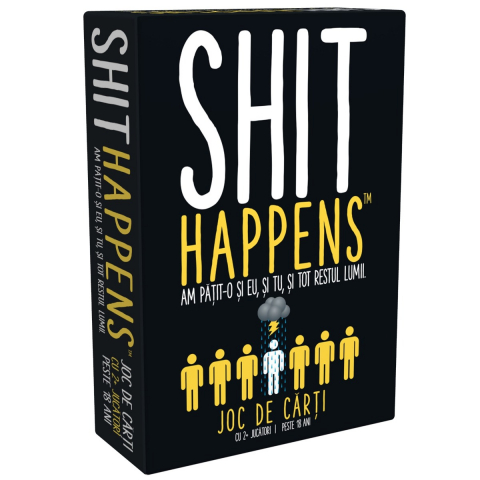 Jucării și Jocuri pentru copii - Joc de societate Shit Happens, limba romana varsta 18+, Unisex